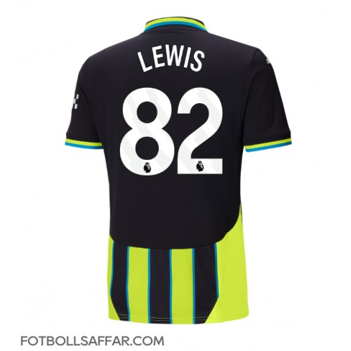 Manchester City Rico Lewis #82 Bortatröja 2024-25 Kortärmad